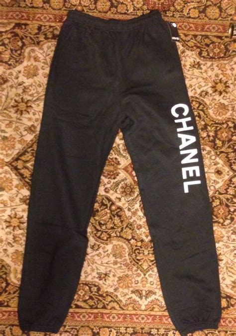 fake chanel sweatpants|chanel jeans.